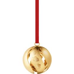 Georg Jensen 2023 Ball Gold Christmas Tree Ornament 2.1"