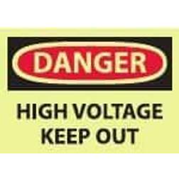 NMC Sign: Rectangle, "Danger Voltage