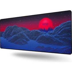 Tilted Nation Extended Large Non-Slip Mouse Pad Clean Pads Mac Gamers Synth Galaxy