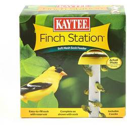 Kaytee finch station, soft mesh sock bird feeder, 2 socks