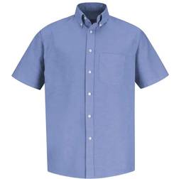 Red Kap Men's Short Sleeve Executive Oxford Dress Shirt - Light Blue