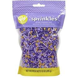 Wilton sprinkles 10oz shaped sprinkles mix royal Cake Decoration