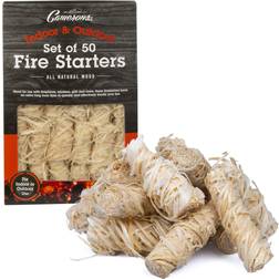 Camerons All Natural Firestarters- 50 Pack- Lightning Fast Lighters