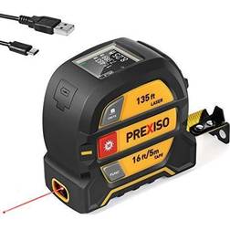 Prexiso Laser Tape Measure 2-in-1 Measure Tape Measure