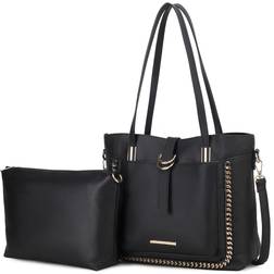 MKF Collection raya shoulder handbag for womens vegan leather large with