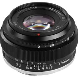 TTArtisan 50mm f/2 vollformat manuelles objektiv canon fuji mft nikon sony