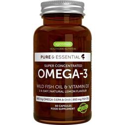 Igennus Pure & Essential Omega-3 Wild Fish Oil D3 60 Stk.