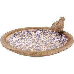 Esschert Design Bird Baths Blue Floral