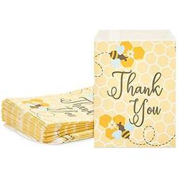 Sparkle and Bash 100pcs bumblebee party favor goodie for honey bee shower treat gifts 7"