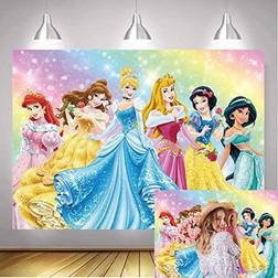 Princess theme photography backdrop princess girl dream birthday party decora