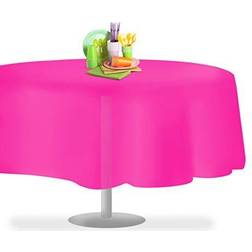 Grandipity Premium Basic Plastic Disposable Tablecloth Plastic in Pink Wayfair Pink
