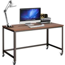 Costway Rolling Computer Frame Writing Desk