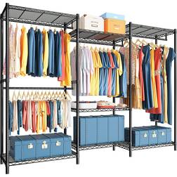 Raybee Adjustable Garment Clothes Rack 69x77"