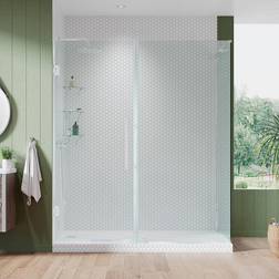 OVE Decors Pivot Corner Shower Gray