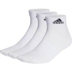 Adidas Thin and Light Ankle Socks 3-pack - White