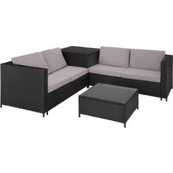 tectake Rattan Lounge Siena