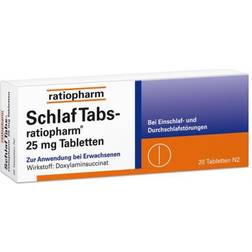 Schlaftabs-ratiopharm 25mg 20 Tablette