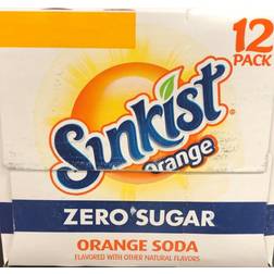 Sunkist zero sugar orange soda