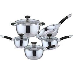 Edge 9 Pieces Cookware Set with lid