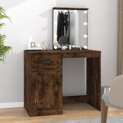 vidaXL smoked oak, led Dressing Table