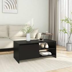 vidaXL black Engineered Coffee Table