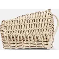 Staud Acute Woven Crossbody Cream