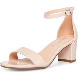 Steve Madden Girls Shoes Carrson Heeled Sandal, Blush Patent