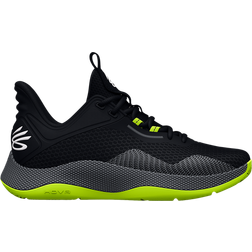 Under Armour Mens HOVR Splash Mens Basketball Shoes Black/Volt