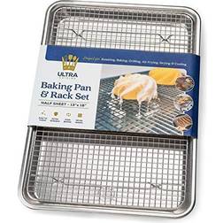 Baking with Steel Cooling Rack Oven Tray
