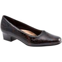 Trotters Women's Doris Pump,Mocha Kid,8.5 W