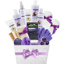 Spa Gift Basket for Women! Top Gift Basket Spa Choose Lavender Spa Kit