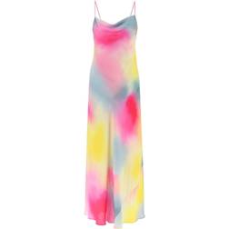 MSGM Multicolor Satin Dress