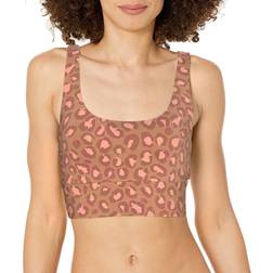 UGG Women's Zayley Leopard Print Bralette Orange