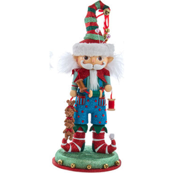 Kurt Adler Hollywood Elf & Teddy Bear Christmas Nutcracker