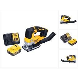 Dewalt dcs 334 m1 pendelhub stichsäge 18 v brushless 1x akku 4 ah ladegerät