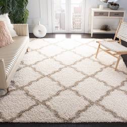 Safavieh Dallas Shag Collection Beige, White