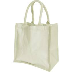 Westford Mill Handtasche, Jutetasche Shopper Einkaufstasche 14 Liter 2 Stückpackung Mehrfarbig