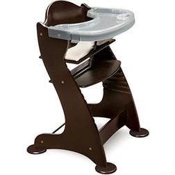 Badger Basket Embassy Adjustable Wood High Chair Espresso