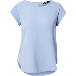 Only Vic Loose Short Sleeve Top - Vista Blue