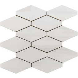 The Tile Life Stately Elongated Hex 12x12 Porcelain Marble Look Sq