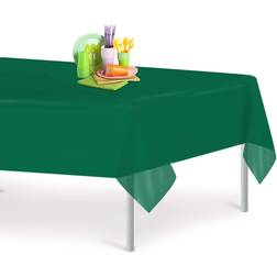 Grandipity Premium Basic Plastic Disposable Tablecloth Plastic in Green Wayfair Green