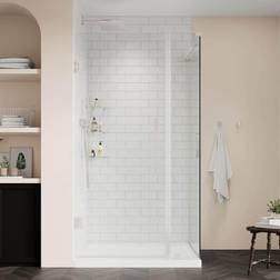 OVE Decors H Corner Shower Kit Shower Gray