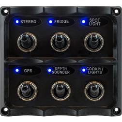 Sea-Dog water resistant toggle switch panel
