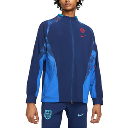 Nike England AWF Men's Dri-FIT Woven Football Jacket - Blue Void/Game Royal/Challenge Red