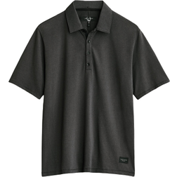 Rag & Bone Loopback Polo - Dark Grey