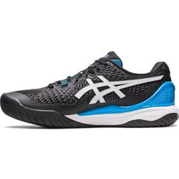 Asics Men's Gel-Resolution Tennis Shoes, 10.5, Black/White