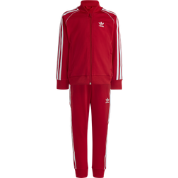 Adidas Kid's Adicolor SST Track Suit - Better Scarlet (IC9178)