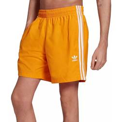 Adidas Adicolor Classics 3-Stripes Swim Shorts - Bright Orange