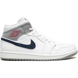 Nike Air Jordan 1 Mid Paris - White/Midnight Navy