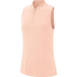 Nike Women's Dri-Fit Sleeveless Golf Polo - Echo Pink
